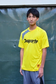 【アウトレット】　　プラクティスシャツ　Yellow　Lサイズ